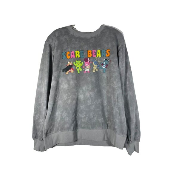 Care Bears X Universal Monsters Sweatshirt Womens Juniors Small 4-6 Gray - Picture 1 of 12